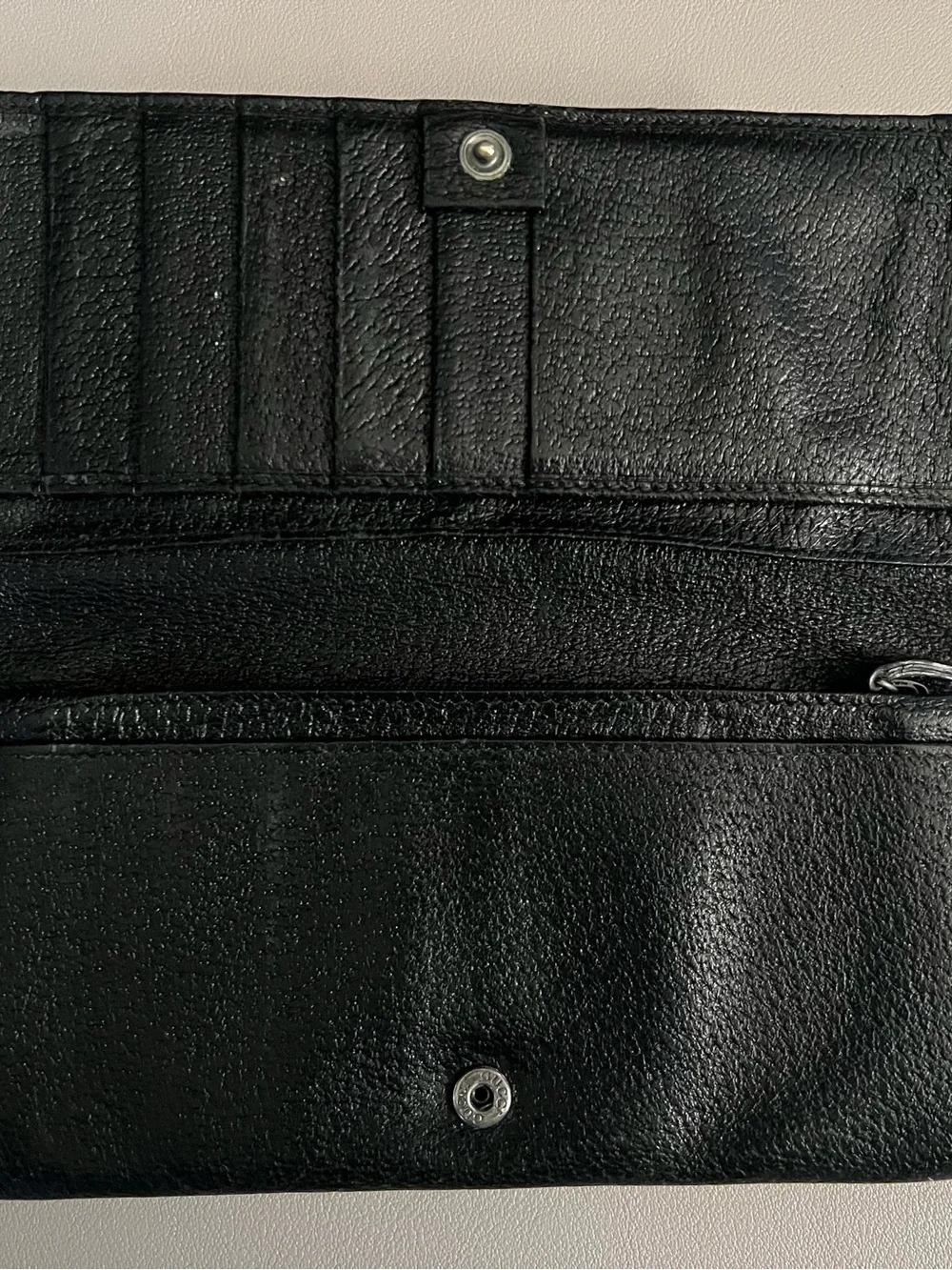 Gucci Black GG Monogram Canvas Wallet - Picture 2 of 6